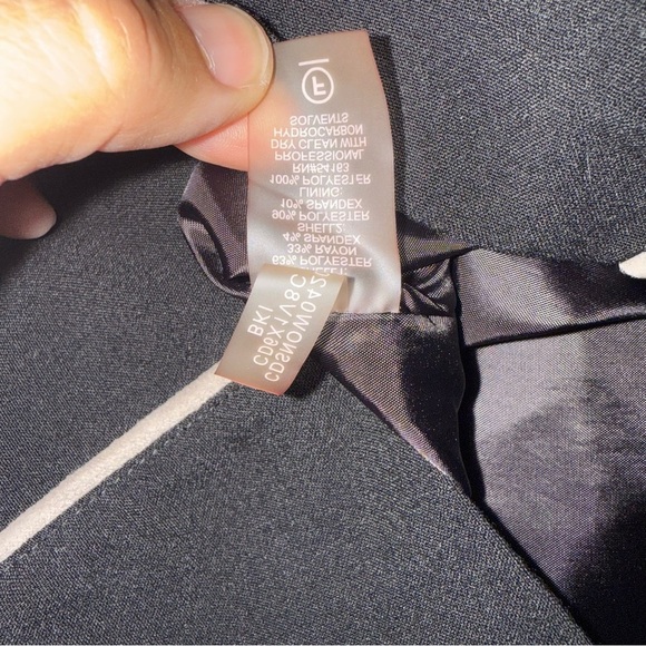 Calvin Klein Black and Tan suede sleeveless dress - Picture 6 of 6